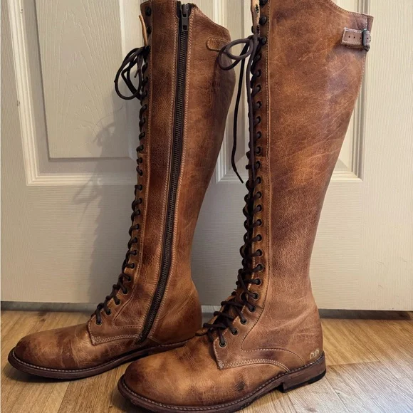 Bed Stu Brown Lace Up Boots - Picture 4 of 8